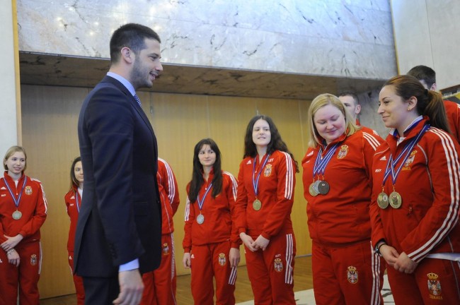 Ministar omladine i sporta, Vanja Udovičić, strelci, Streljački savez Srbije